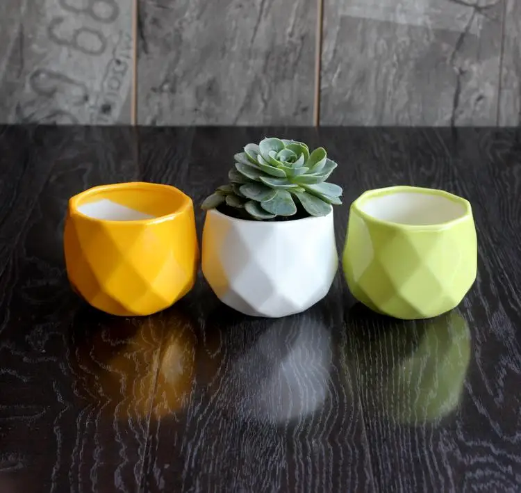 Силиконовая форма геометрические керамические цветочные горшки настольные 3d
