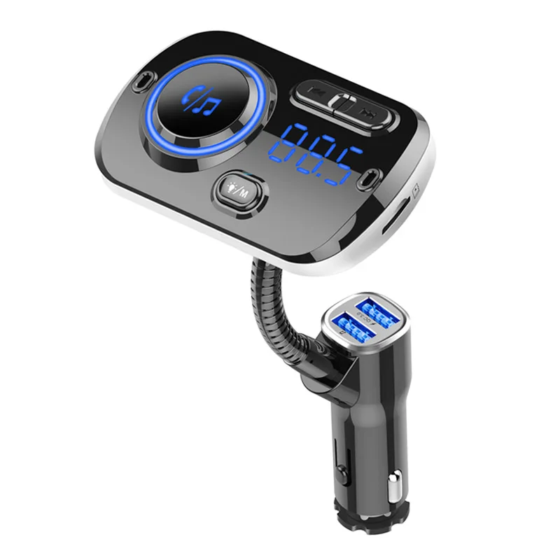 JaJaBor fm передатчик беспроводной A2DP MP3 аудио музыкальный плеер Bluetooth 5 0