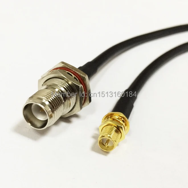 WIFI антенна удлинитель RP SMA женский переключатель TNC адаптер RG58 50 см 20 дюймов
