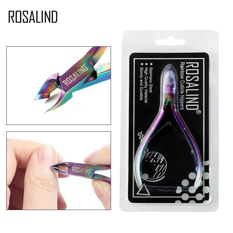 Cuticle Scissor ROSALIND гель для ногтей инструмент для удаления кутикулы ножницы для удаления обертывания кутикулы толкатель Маникюрный Инструмент для удаления NTA - Цвет: Cuticle Scissor