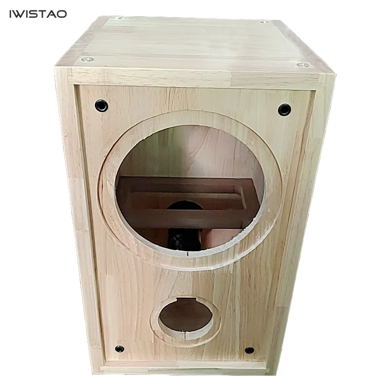 IWISTAO HIFI 5 дюймов 2 способ динамик пустой шкаф 1 пара готовой древесины дуба перевернутый для лампового усилителя