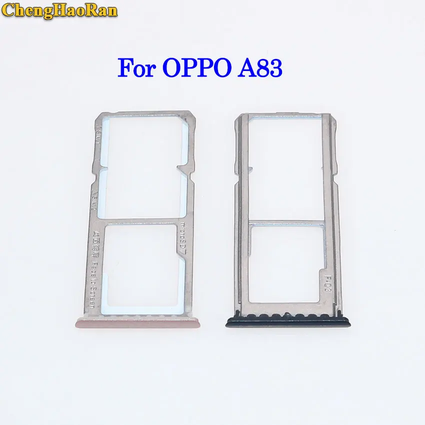ChengHaoRan для OPPO A83 лоток sim карт Miscro S D tf слот держатель карт|Соединители| |
