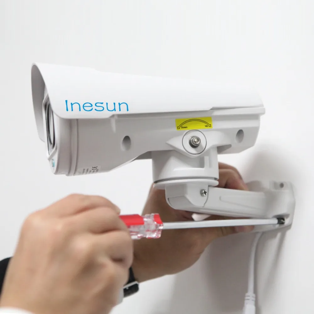 Уличная камера видеонаблюдения Inesun 2 МП HD 1080P 4 в 1 TVI/CVI/AHD/CVBS 4X/10X оптический зум 100