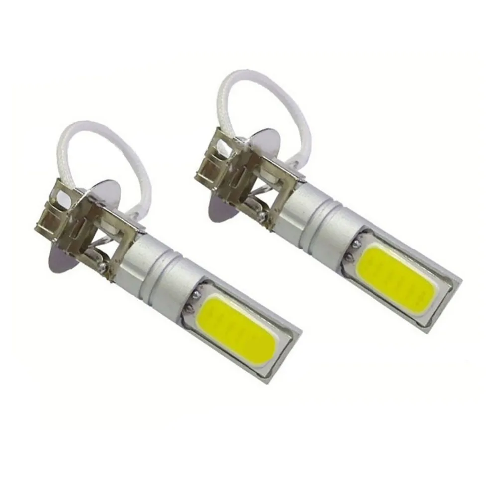 Новинка 2 шт. H3 протовотуманная подсветка COB LED фара для мотоцикла лампы AC/DC 12-24 V Чрезвычайно Яркий свет лампы