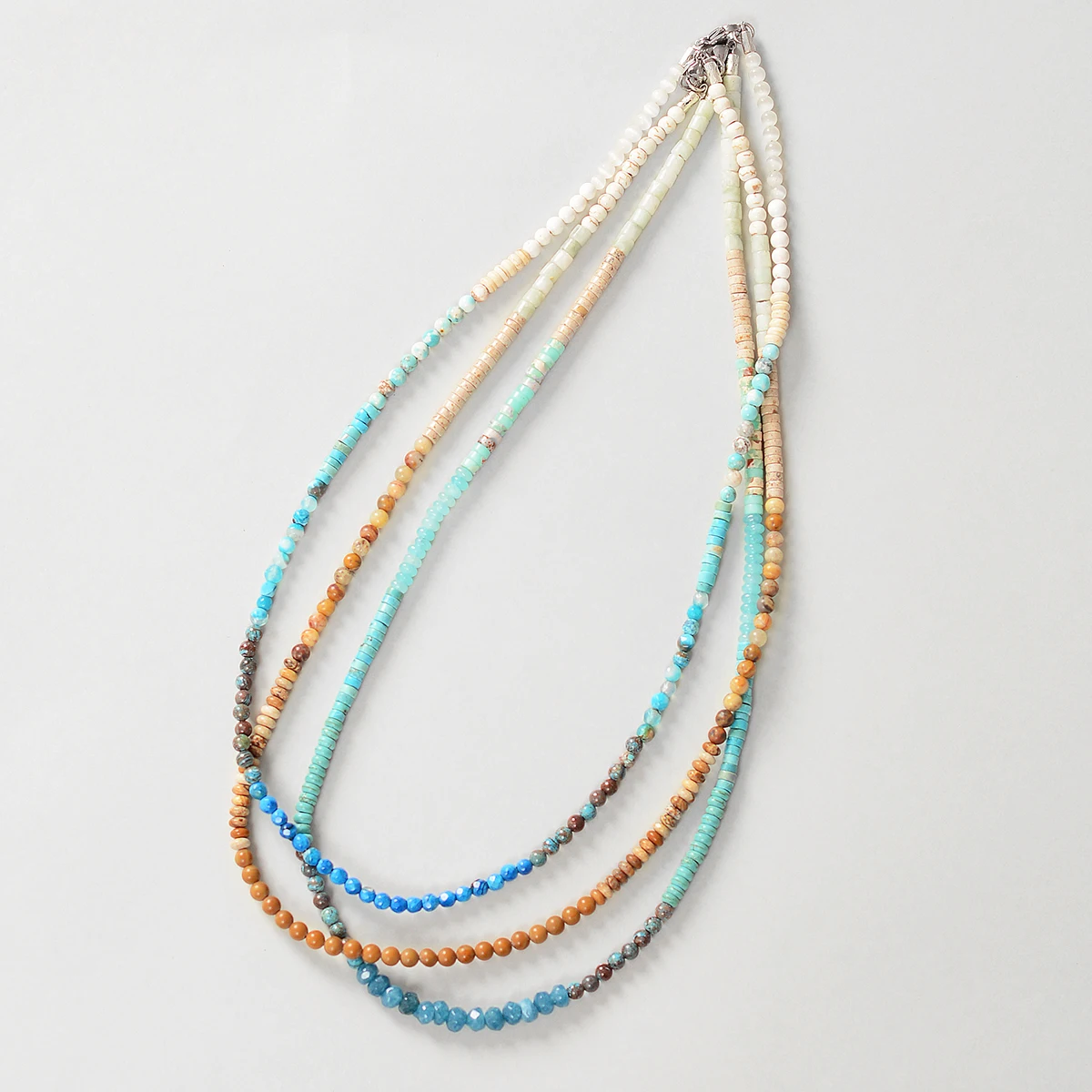 3 новый дизайн Богемия ручной работы Многоцветный натуральный камень простой 4 мм