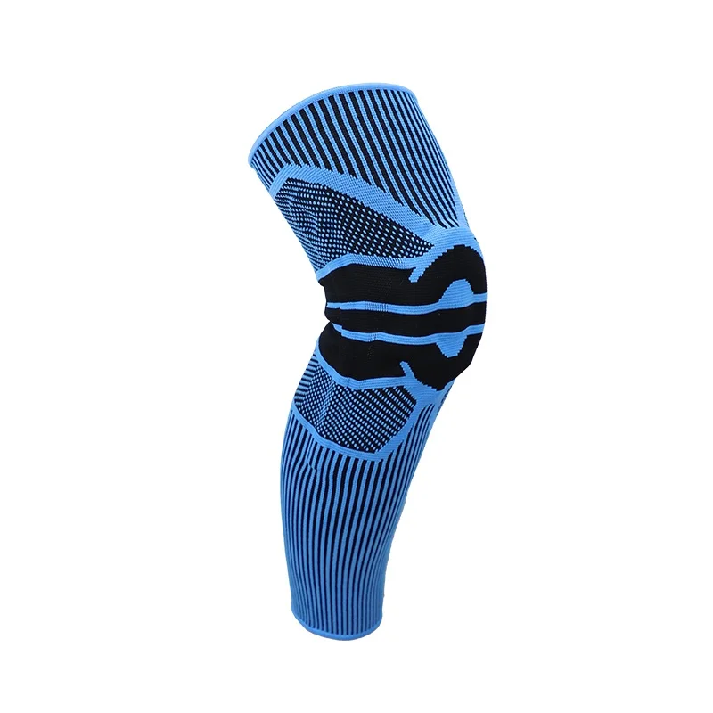 

3D Outdoor Running Cycling Silicone Knee Protector Knitted Spring Support Fitness Sports Knee Guard Protector Compression Knee