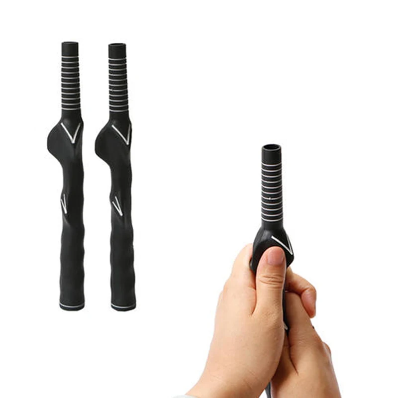 

Golf Swing Training Grip Trainer Golfer Outdoor Coaching Practice Aids Rubber