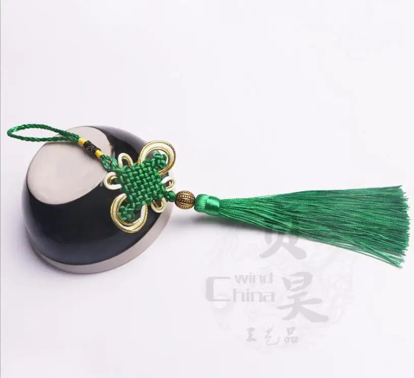 green Oneoney 1 шт., китайская сумка с кисточками и узлом, подвеска для автомобиля, украшение для дома, ручная работа, традиционный хороший подарок, свадебный Декор - Цвет: green