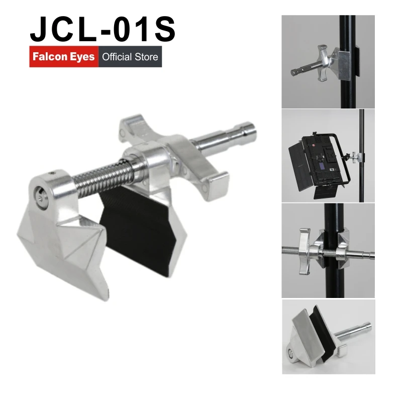 Горячая 15-60 мм JCL-01S тяжёлый металлический C Тип зажим U зажим Кронштейн для фотостудии осветительная стойка камеры аксессуары для вспышки