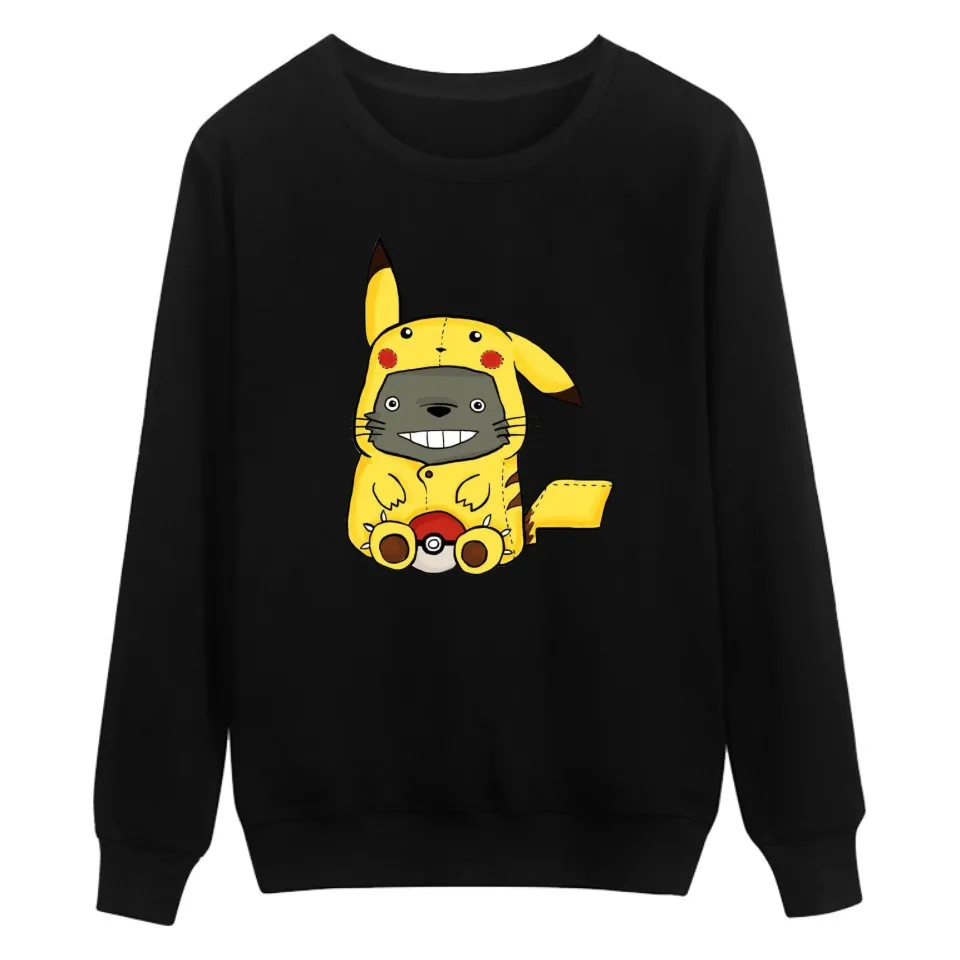 2021 Новый с героями аниме Мой сосед Тоторо весеннее худи принтом человек мужская