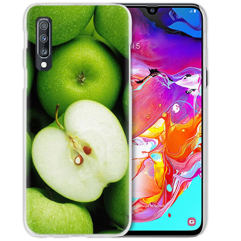 Принтом в виде бананов, авокадо чехол для samsung Galaxy A50 A70 A20e A60 A40 A30 A20 A10 A8 A6 плюс A9 A7 жесткий чехол для телефона из поликарбоната с Coque