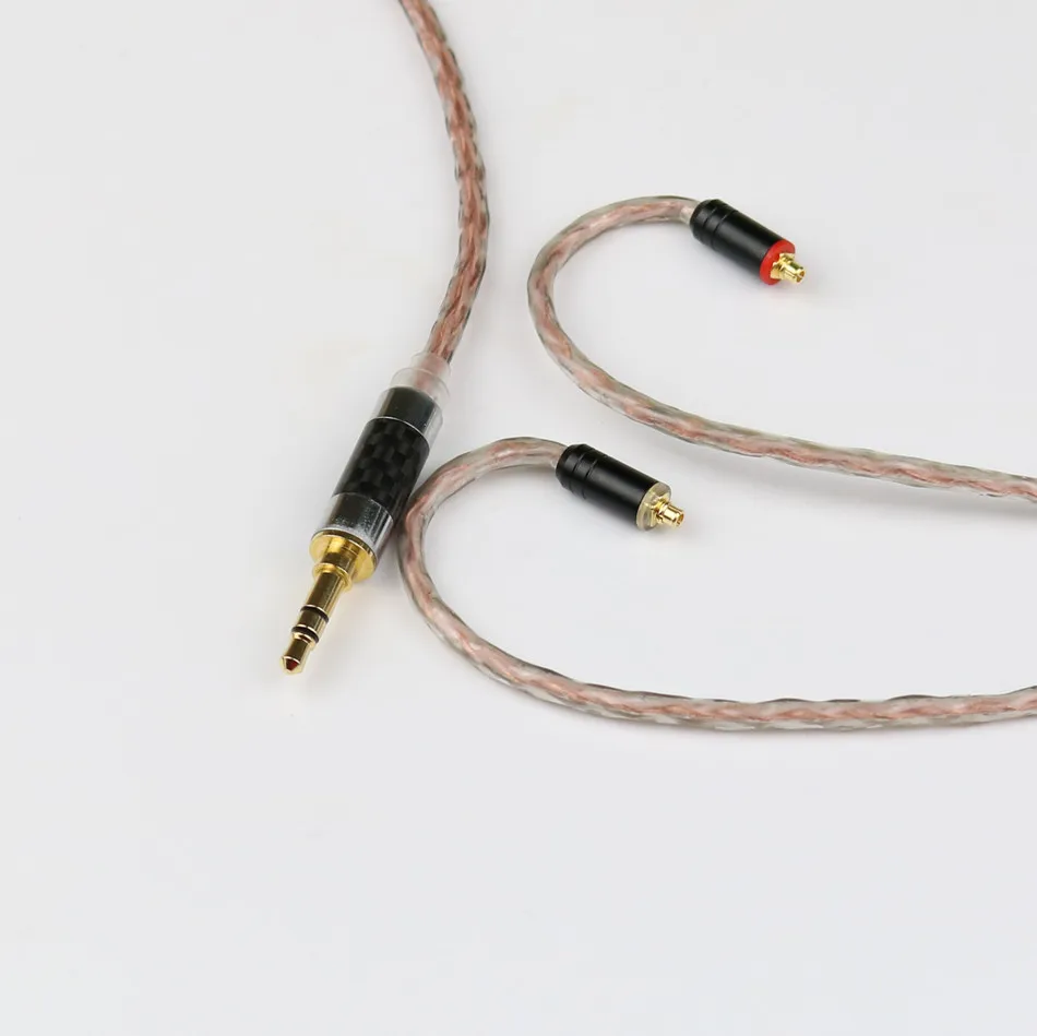 3,5 мм DIY аудиокабель наушников штырек MMCX для se215 se315 se425 se535 se846 UE900 гарнитура кабель Hi-Fi подключить наушники обновленный провод