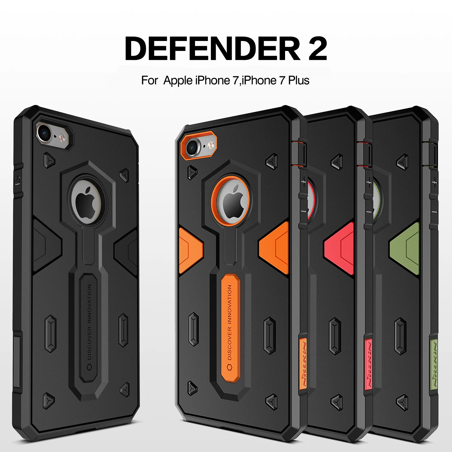 Для Apple iPhone 7 Plus Nillkin Defender Влияние Гибридный Панцири жесткий защитную крышку