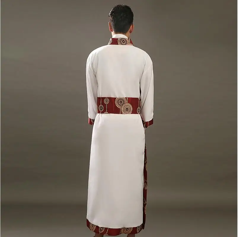Мужская одежда мужской модифицированный костюм Hanfu scholar для мальчиков халат