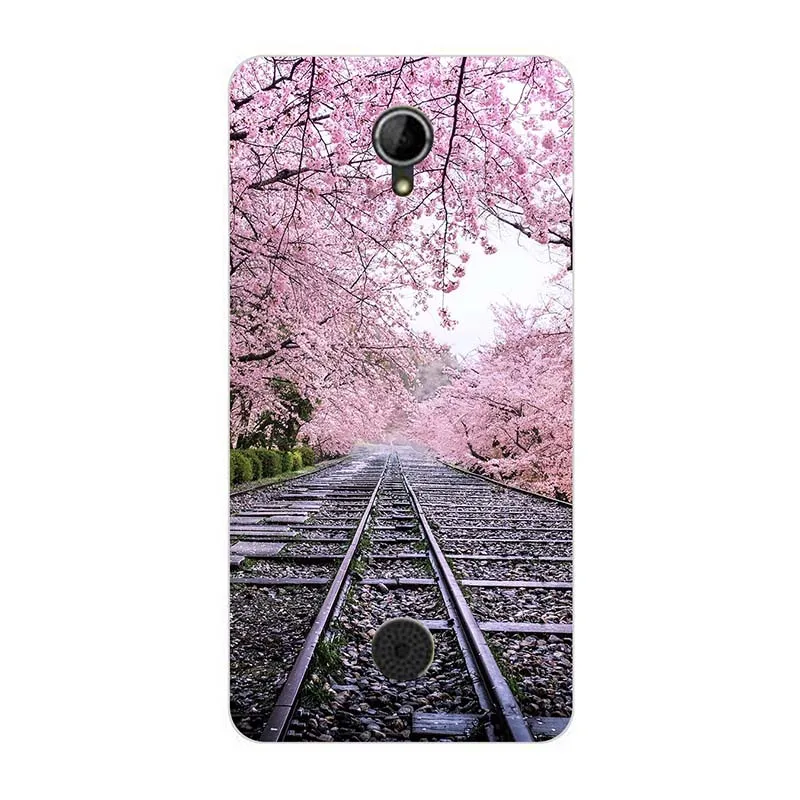 Soft Silicon Case For wiko U feel Fab UFeel Go Lite Prime Case Print Cover Rose Wolf Owl Patterned Phone Back Shell Fundas para - Цвет: A64