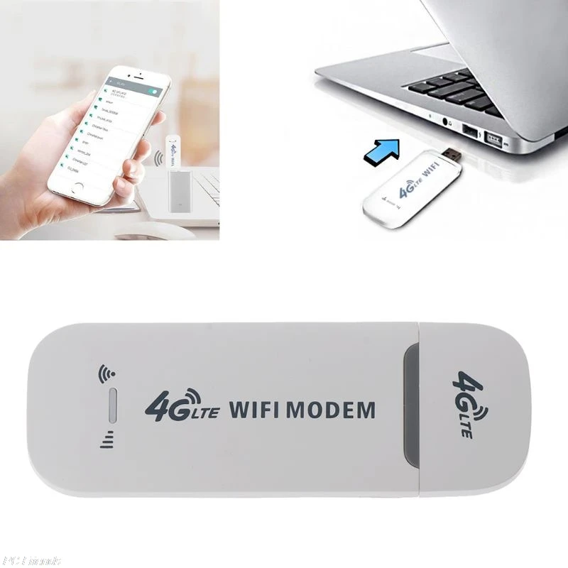 4G LTE USB Modem Network Adapter With WiFi Hotspot SIM Card Wireless Router For Win XP Vista 7/10 Mac 10.4 IOS | Компьютеры и офис