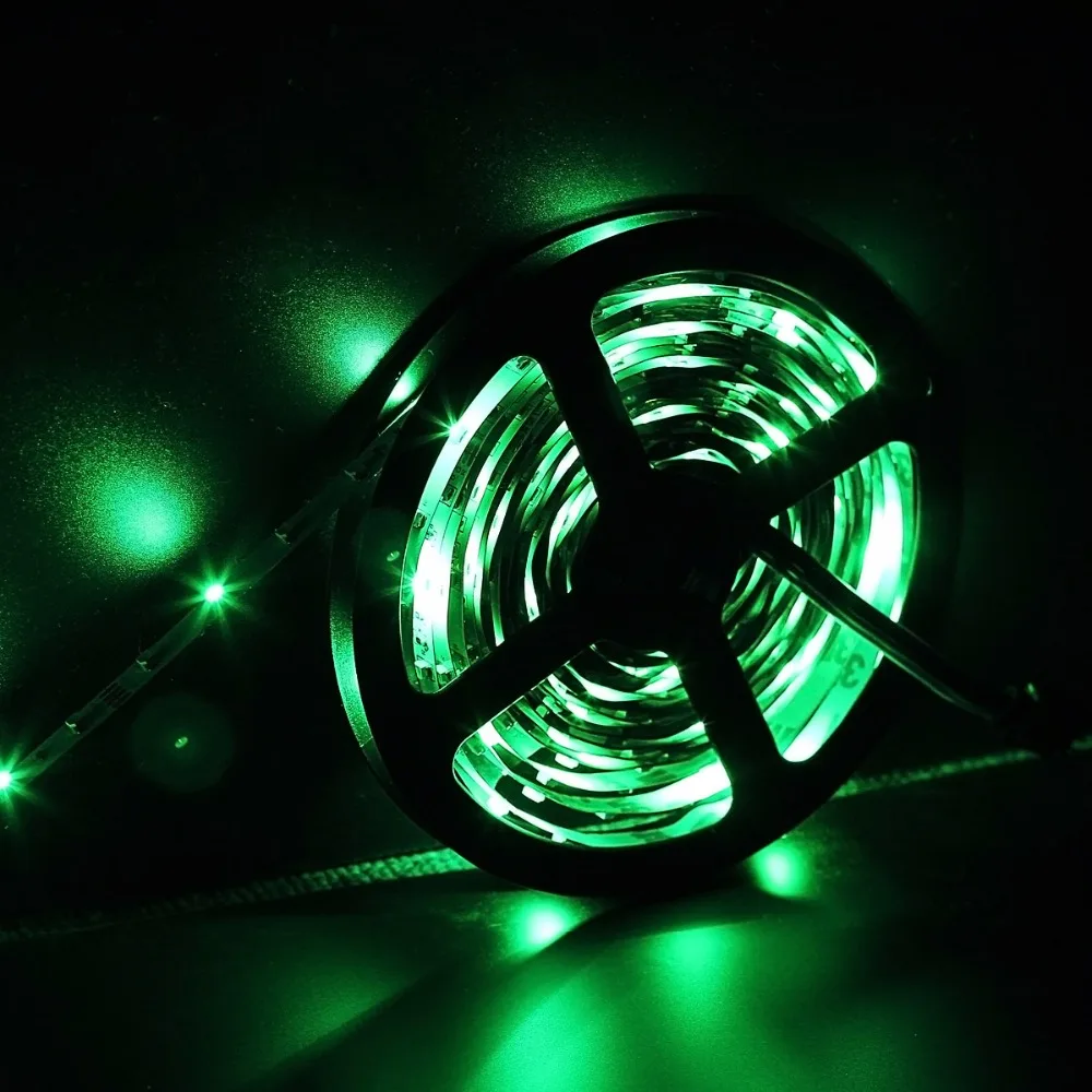 Комплект светодиодных лент Dream RGB SMD 3528 5 м 300 светодиодный s DC 12 В гибкий Сказочный светильник с ИК-пультом дистанционного управления 24 Вт адаптер питания