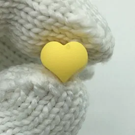 yellow 10 шт./Партия Детские Жевательные бусины силиконовые бусины в форме сердца для прорезиненное Силиконовое ожерелье для прорезывания зубов свободные бусины для ребенка прорезыватель BPA безопасный - Цвет: yellow