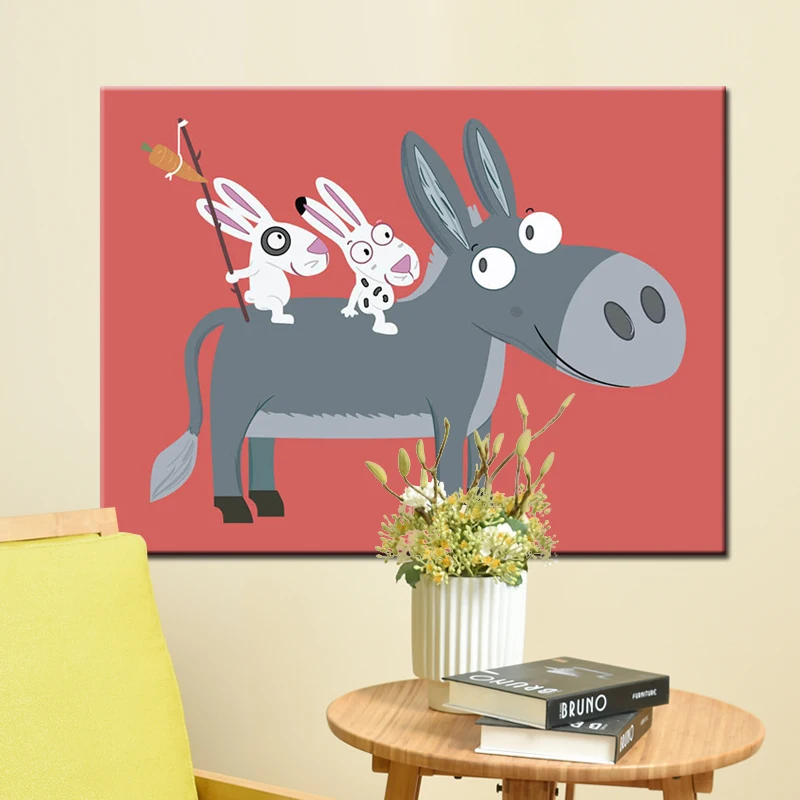 Раскраска по номерам модульные картины скандинавский постер картина настенные