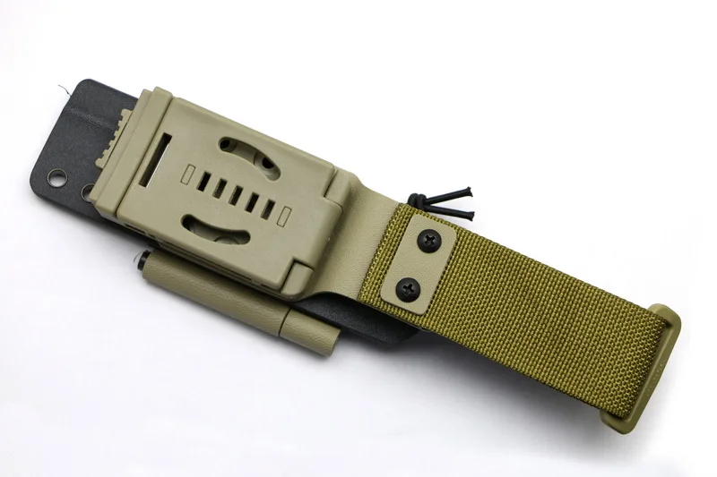 Район 9 Survivor D2 фиксированным лезвием Прямой охотничий нож KYDEX оболочка G10 Ручка Кемпинг Открытый EDC ножи инструменты