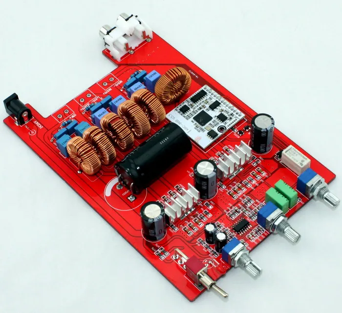 TPA3116 Плата усилителя 24VDC 2,1 канала класса D Bluetooth TPA3116 2,1 усилительная плата Bluetooth 2*50 Вт+ 100 Вт сабвуфер