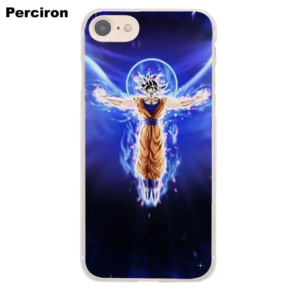 Окрашенные для Apple iPhone X 4 4S 5 5C SE 6 6S 7 8 Plus LG G3 G4 G5 G6 K4 K7 K8 K10 V10 V20 Dragon Ball Z Goku Ultra Instinct |