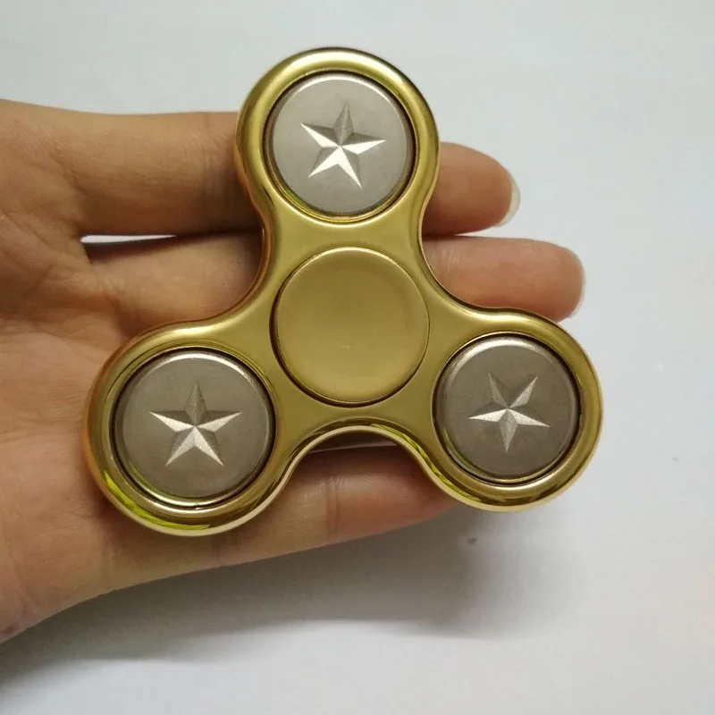 2017 Новый стиль игрушки металлическое покрытие анти стресс EDC Непоседа ручной