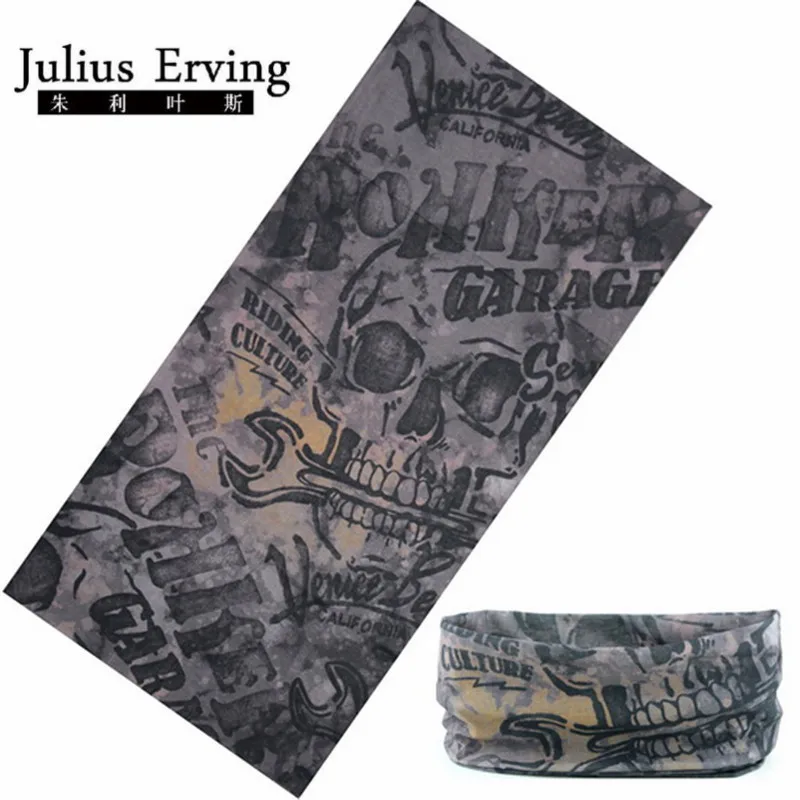 В стиле Джулиуса Ирвинга 2017 шарф бандана с черепом в хип хоп хиджаб Новинка