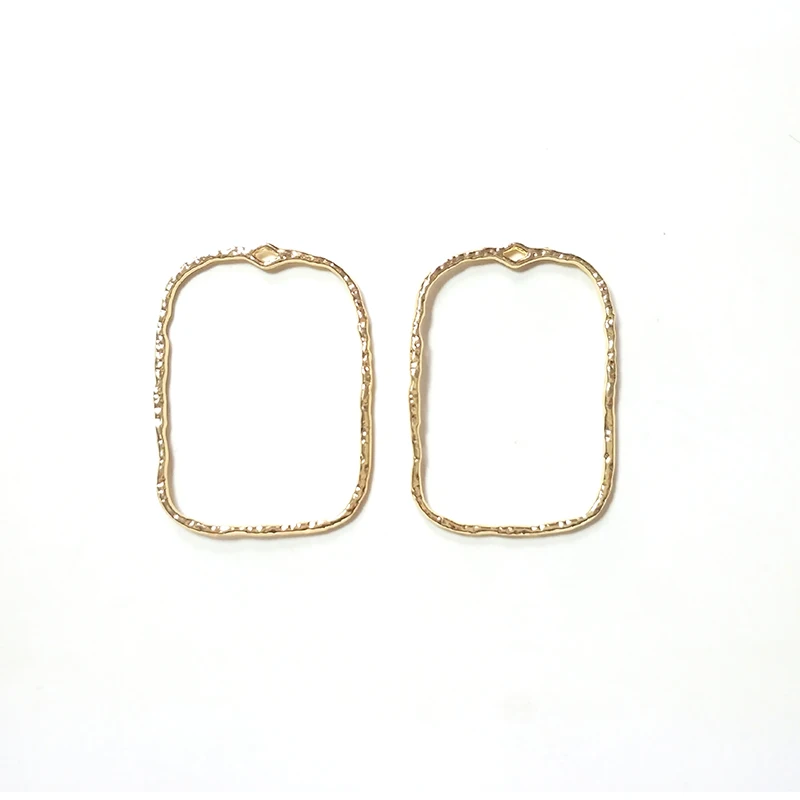 Мода 43 мм 46 35 30 цинковый сплав золотой круглый пористый соединитель Подвески Linker