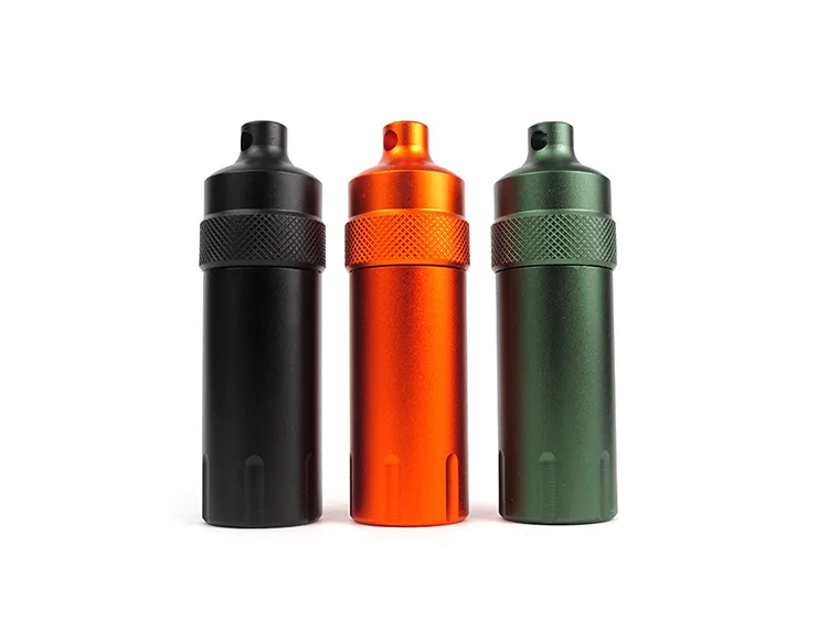 EDC GEAR CNC металлический водонепроницаемый чехол для таблеток выживания Ранняя