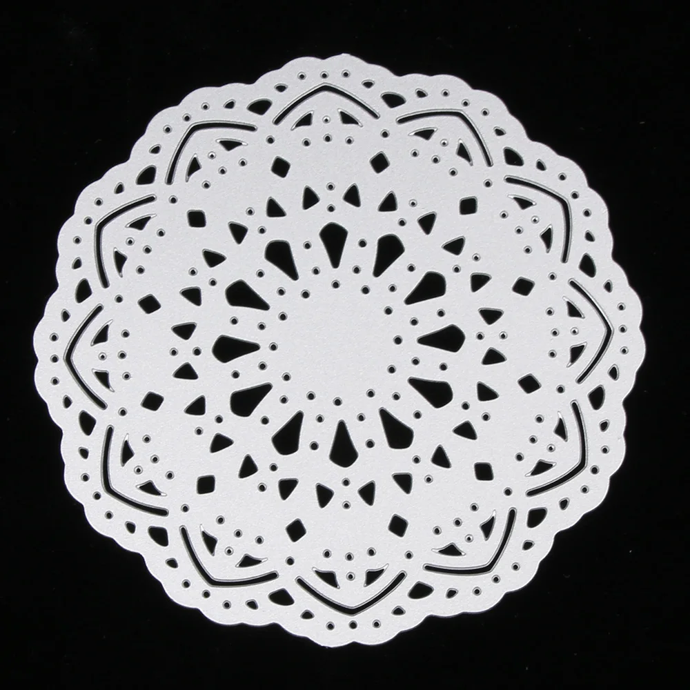 1 шт. Цветок Салфетка металлический Трафаретный вырубной штамп Трафареты набор