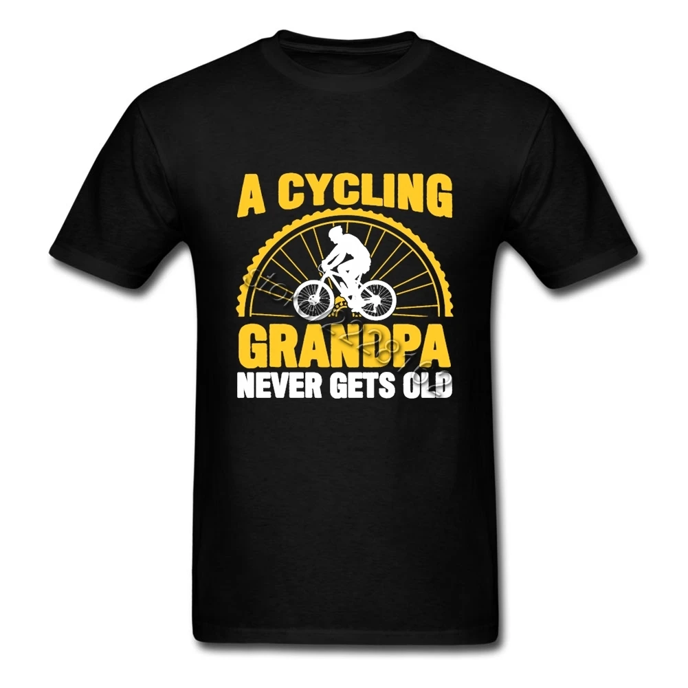 Приталенная командная футболка для мужчин футболки с велоспортом дедушка