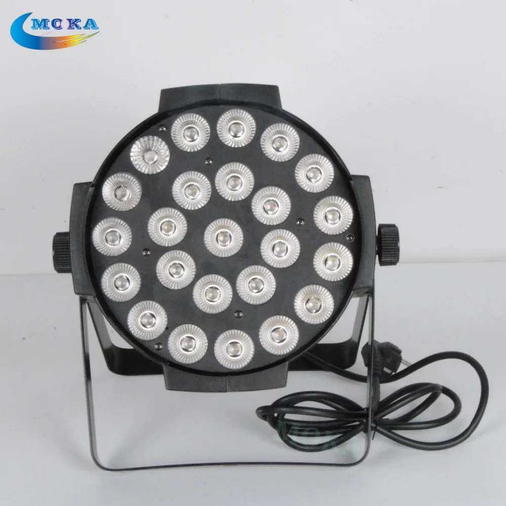 24*18 Вт 8 шт. светодиодные лампы RGBWAP DMX512 для сценического освещения ночного клуба DJ