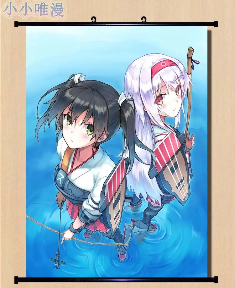 Декоративные картинки из японского аниме коллекция Kantai персонажи kanglue Zuikaku и Shoukaku