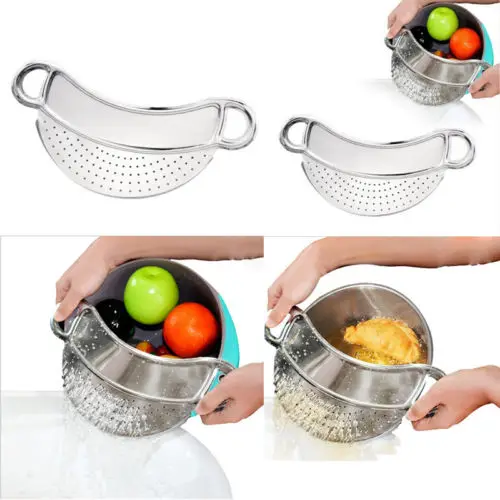 Кухонная силиконовая кастрюля из нержавеющей стали и зажим лотка на пищевые