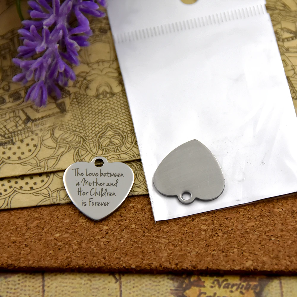 10 шт. подвески из нержавеющей стали для ожерелья браслета брелока|pendant for necklace|f