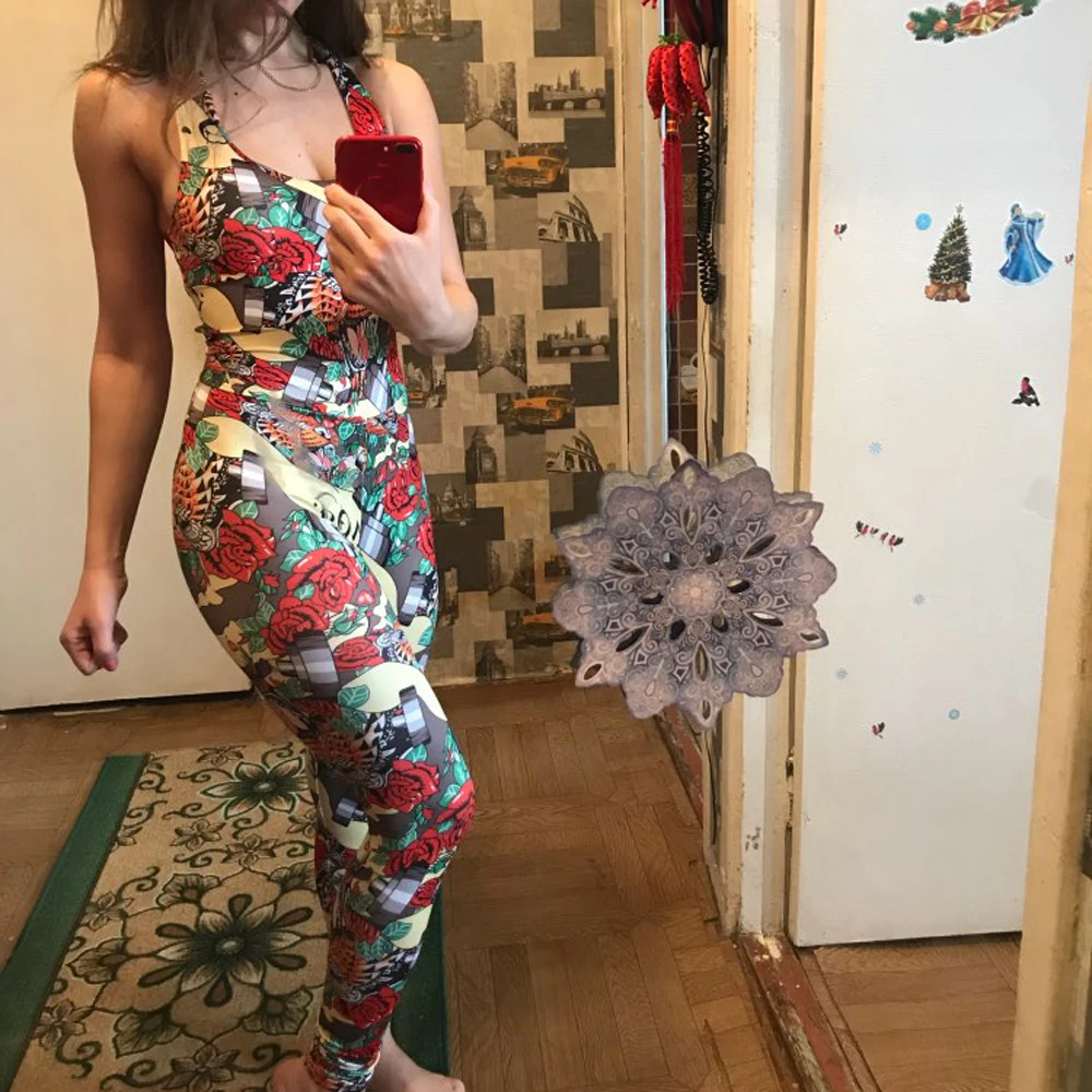 Belleziva, цельный сексуальный костюм для спортзала, цветочный принт, открытая спина, мягкий, для йоги, набор, для фитнеса, бега, плотная, для танцев, спортивная одежда