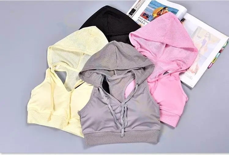 5 шт. женский спортивный бюстгальтер с капюшоном | Спорт и развлечения