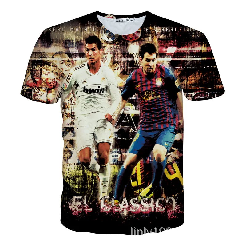 2016 летний новый 3D для мужчин печать творческий мода с коротким рукавом - мужчины |