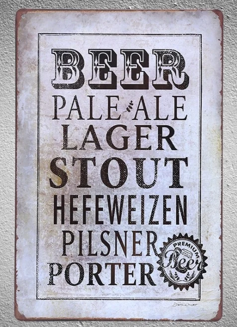 

1 pc Beer bar shop drink cocktail shop vintage store Tin Plate Sign wall plaques house Man cave Dropshipping metal Poster