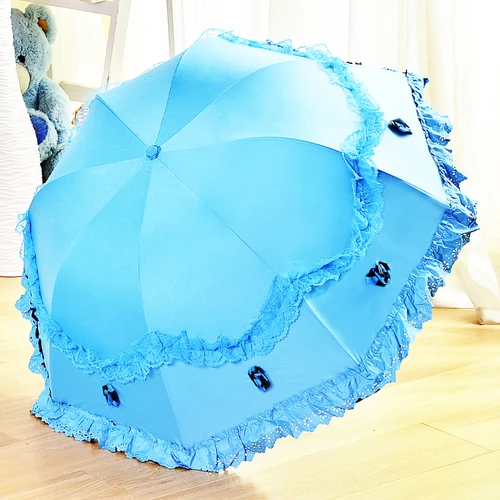 G MRIDEA Retro Sunny and Rainy Umbrella Lace Vintage Umbrella Rain Women Travel Business Wife Girlfriend Gift - Цвет: G