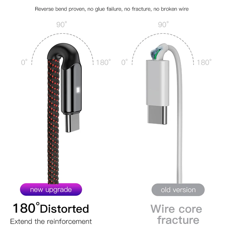 Зарядный кабель Baseus Type C usb для samsung galaxy S9 S8 plus Xiaomi one 5 t быстрая зарядка 3 0 C|Кабели