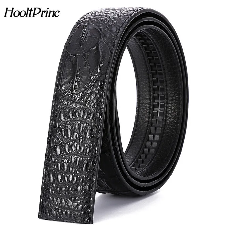 Высокое качество роскошный ремень без пряжки мужской модный дизайнерский из