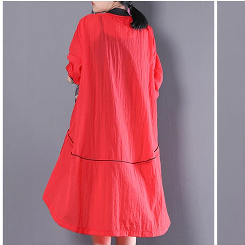 2018 мода лето корейский свободный большой размер литературный камуфляж сшитый