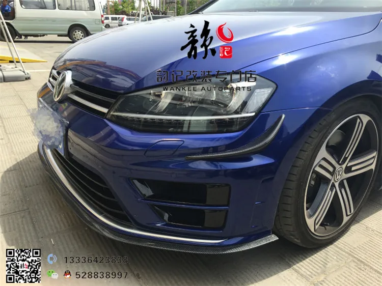 Подходит для Volkswagen Golf VW 7R R line rline GTI Reife лезвие из углеродного волокна с воздушным