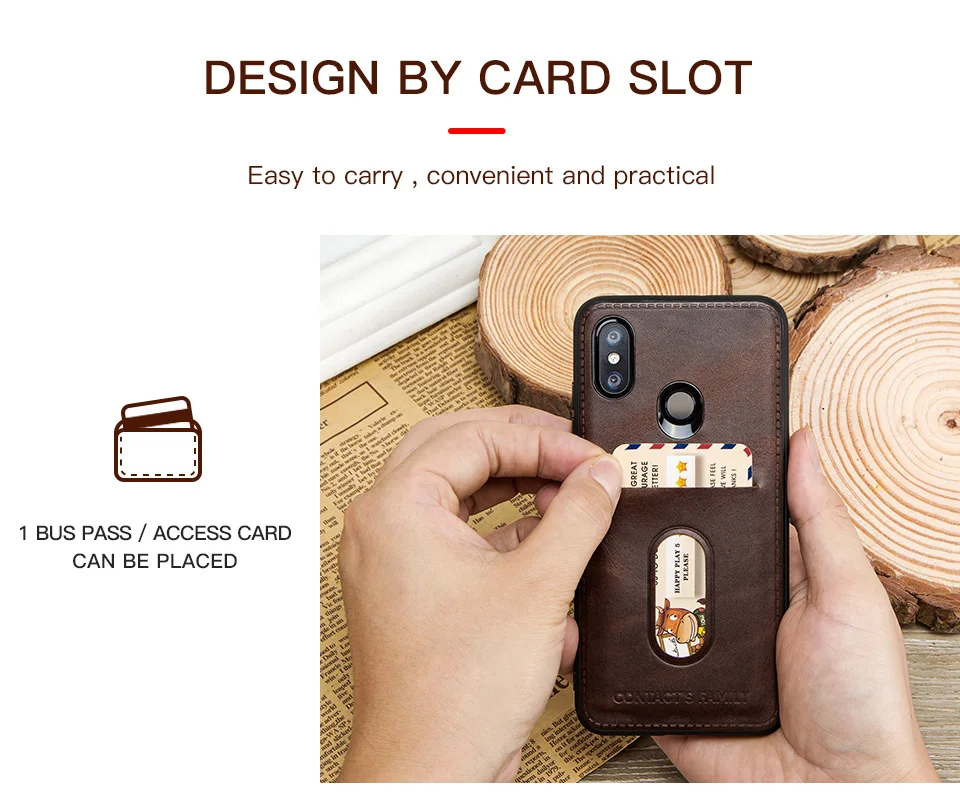 Чехол для сотового телефона Xiaomi mi8 Crazy Horse из натуральной кожи, задняя крышка, чехол для Xiaomi 8, чехол со слотом для карт, противоударный, полная защита