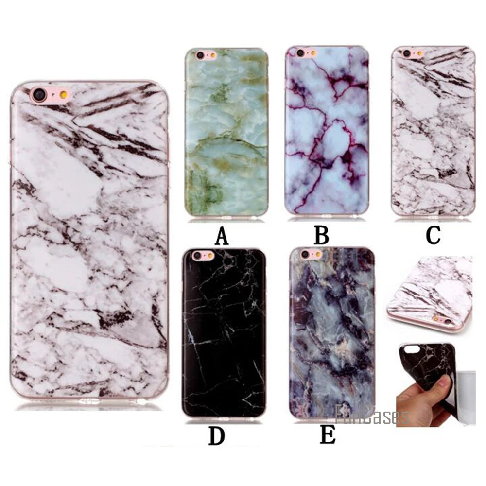 Чехол для iPhone 6 горячие кремния мягких ТПУ Мрамор узор сзади Celular Coque 4.7 дюймов