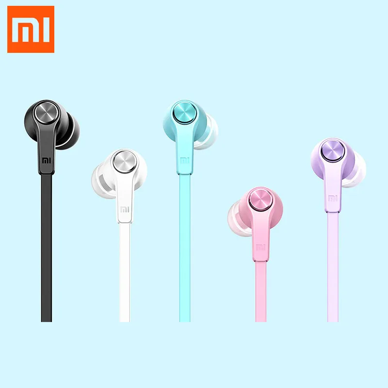 Оригинальные разноцветные наушники Xiaomi Mi Piston вкладыши с микрофоном 3 5 мм для 9T A3