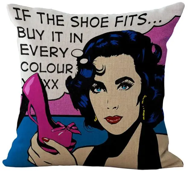 Модный чехол для подушки льняная наволочка украшения дома автомобильного дивана