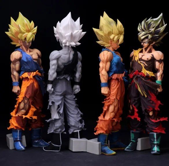 Экшн фигурки из ПВХ аниме шоковая волна супер эскиз Saiyan Son Goku фигурка комиксов